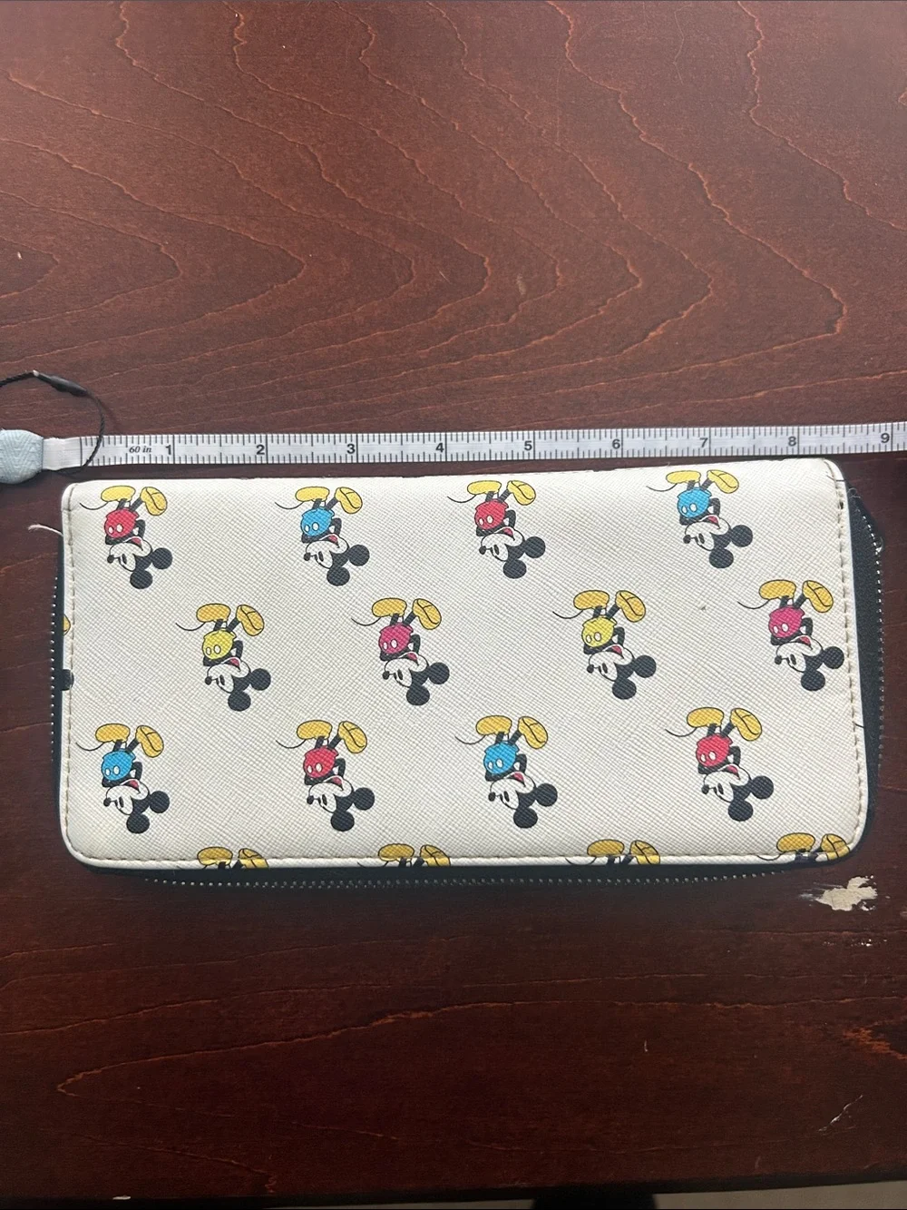 Loungefly Disney Parks Mickey Mouse Multi-Color Zip Wallet